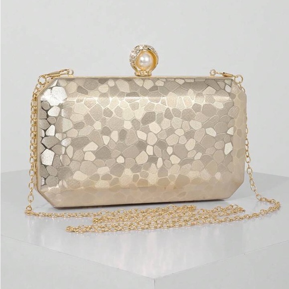 🚨FLASH SALE! Elegant Gold Clutch Bag - Picture 2 of 7